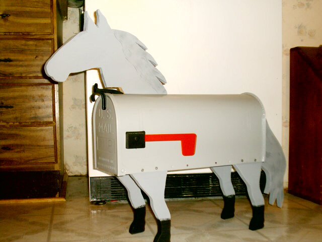 grey mare mailbox