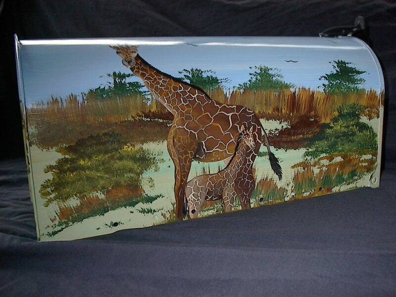 Giraffe mailbox